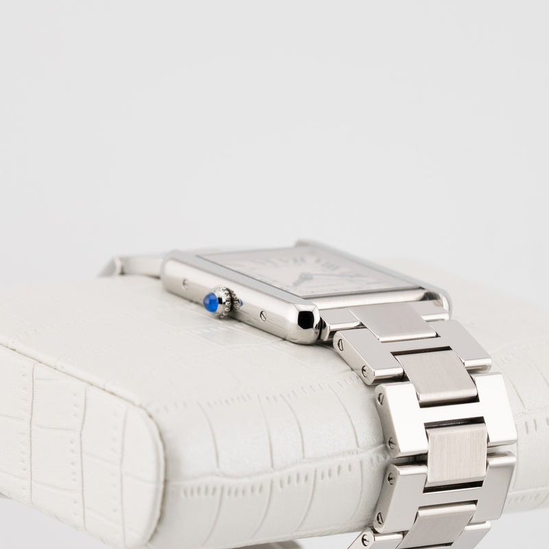 Cartier Tank Solo - Ref. W5200014 - 34.8mm x 27.4mm Stainless Steel - Large Size