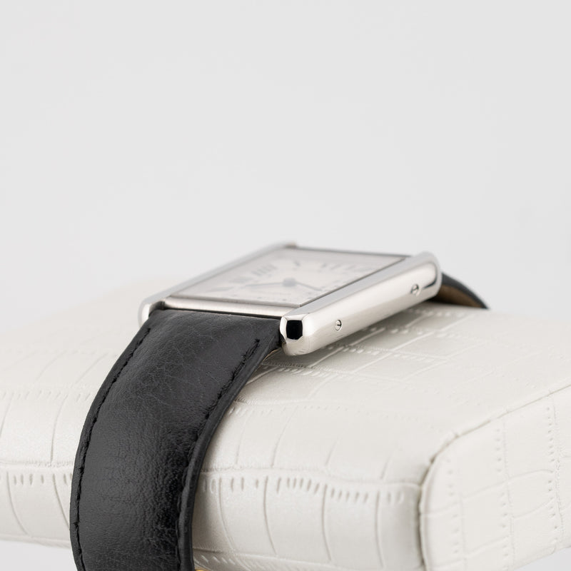 Cartier Tank - Ref. WSTA0030 - 30mm * 23mm Stainless Steel - Full Set