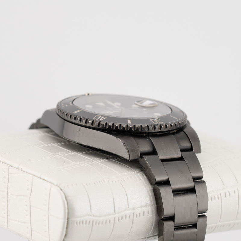 Rolex Submariner Date - Ref. 116610LN - 40mm Stainless Steel - Customized DLC Coating with Meteorite Dial