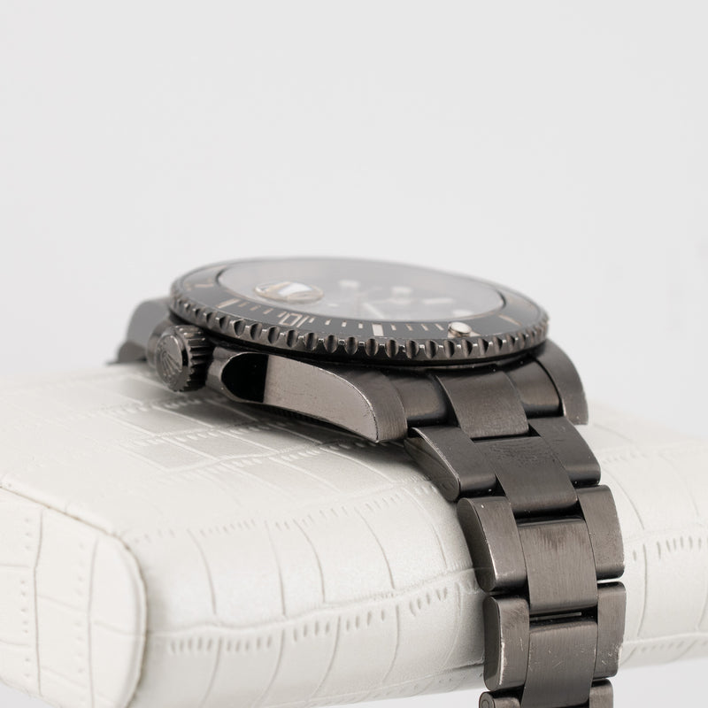 Rolex Submariner Date - Ref. 116610LN - 40mm Stainless Steel - Customized DLC Coating with Meteorite Dial