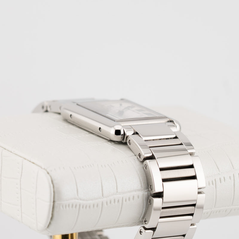 Cartier Tank Must - Ref. WSTA0052 - 33.7mm * 25.5mm Stainless Steel - Full Set - Mint Condition