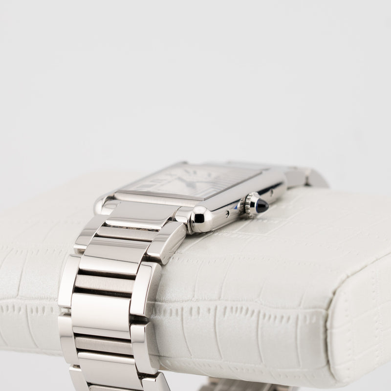 Cartier Tank Must - Ref. WSTA0052 - 33.7mm * 25.5mm Stainless Steel - Full Set - Mint Condition