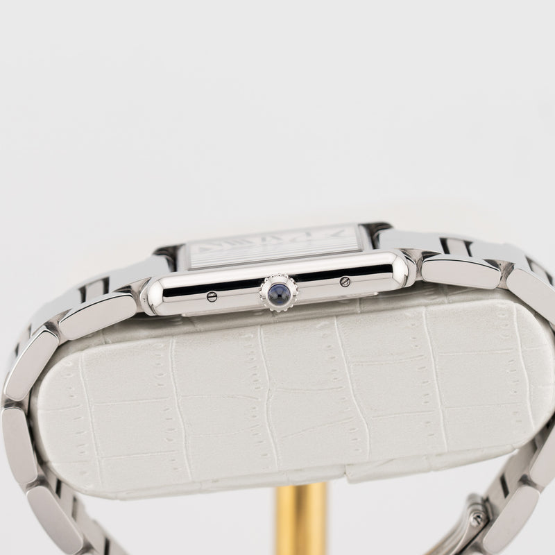 Cartier Tank Must - Ref. WSTA0052 - 33.7mm * 25.5mm Stainless Steel - Full Set - Mint Condition