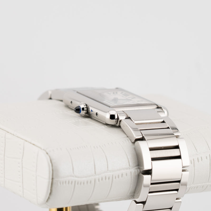 Cartier Tank Must - Ref. WSTA0052 - 33.7mm * 25.5mm Stainless Steel - Full Set - Mint Condition