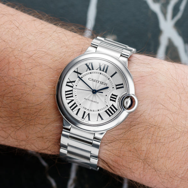Cartier Ballon Bleu - Ref. WSBB0012 - 36mm Stainless Steel - Rare 10 Ans Dial