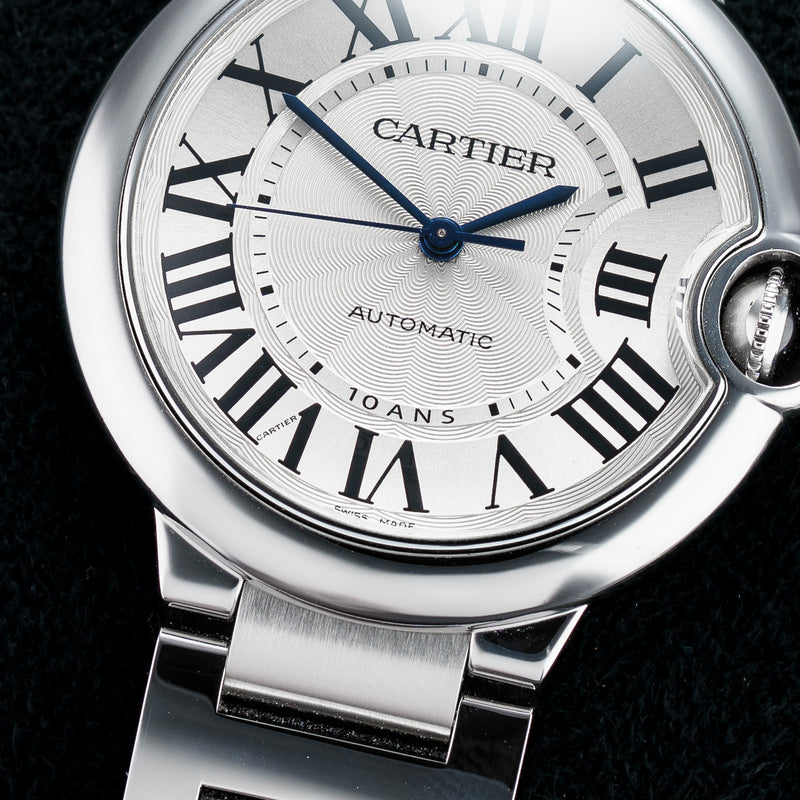 Cartier Ballon Bleu - Ref. WSBB0012 - 36mm Stainless Steel - Rare 10 Ans Dial