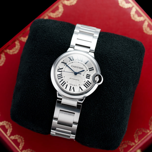 Cartier Ballon Bleu - Ref. WSBB0012 - 36mm Stainless Steel - Rare 10 Ans Dial