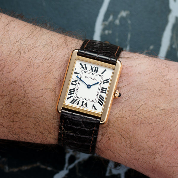 Cartier Tank - Ref. W5200025 - 34.8mm * 27.4mm Rose Gold - Full Set