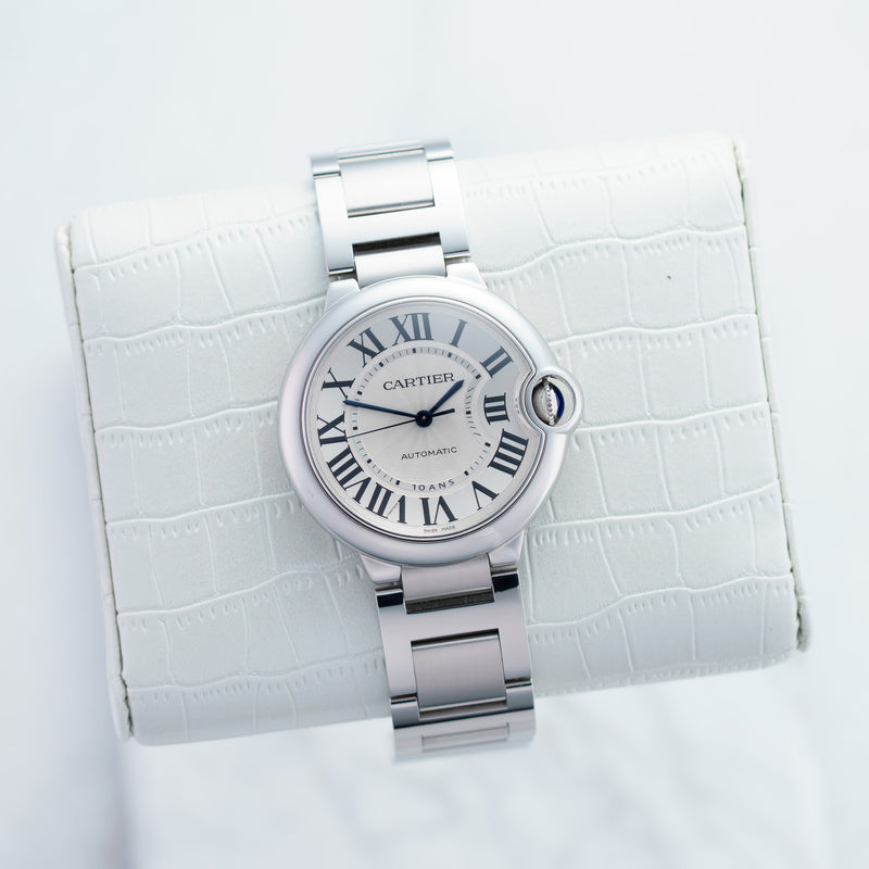 Cartier Ballon Bleu - Ref. WSBB0012 - 36mm Stainless Steel - Rare 10 Ans Dial