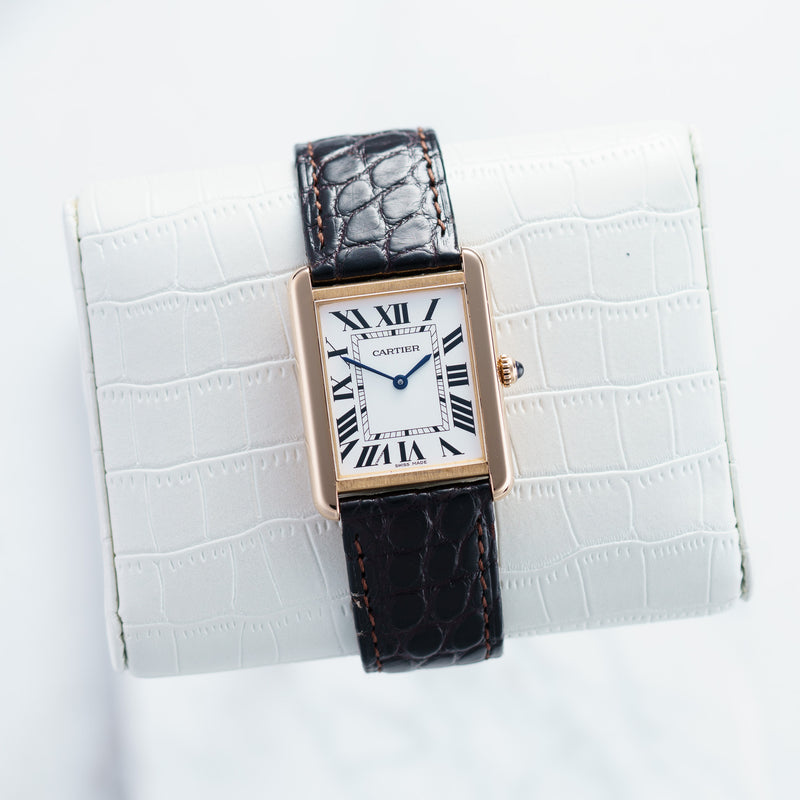 Cartier Tank - Ref. W5200025 - 34.8mm * 27.4mm Rose Gold - Full Set