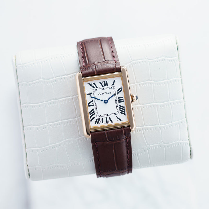 Cartier Tank - Ref. W5200025 - 34.8mm * 27.4mm Rose Gold - The Perfect Dress Watch