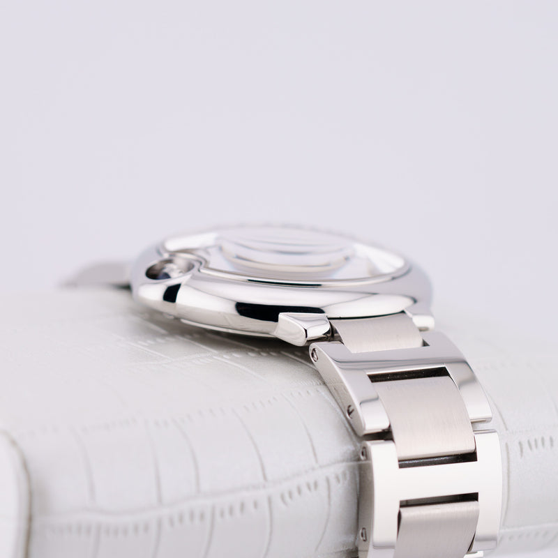 Cartier Ballon Bleu - Ref. WSBB0012 - 36mm Stainless Steel - Rare 10 Ans Dial