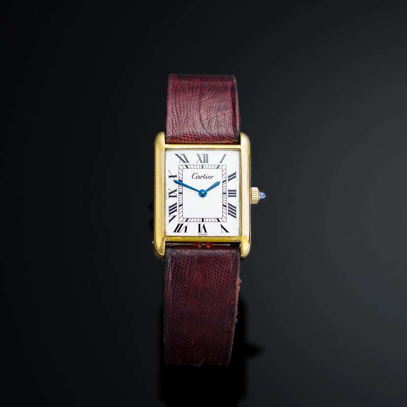 Cartier Tank Must 925 Silver case, 27mm size.