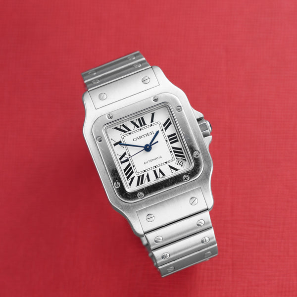 Cartier Santos Galbee XL W20098D6 with Stainless Steel case, 32mm x 45mm size