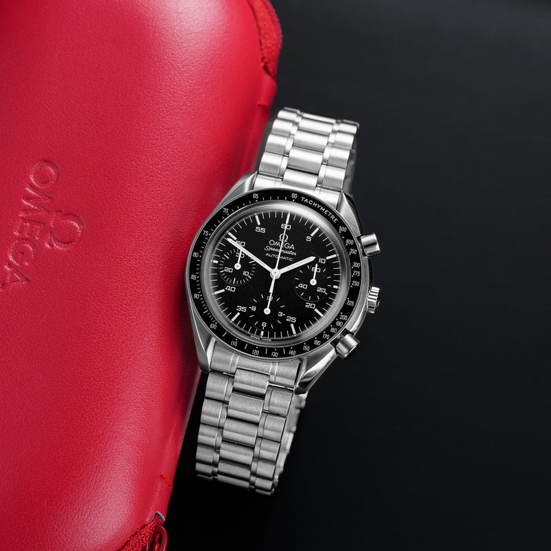 Omega Speedmaster Reduced 3510.50 Stainless Steel Watch, 39mm case size, front view