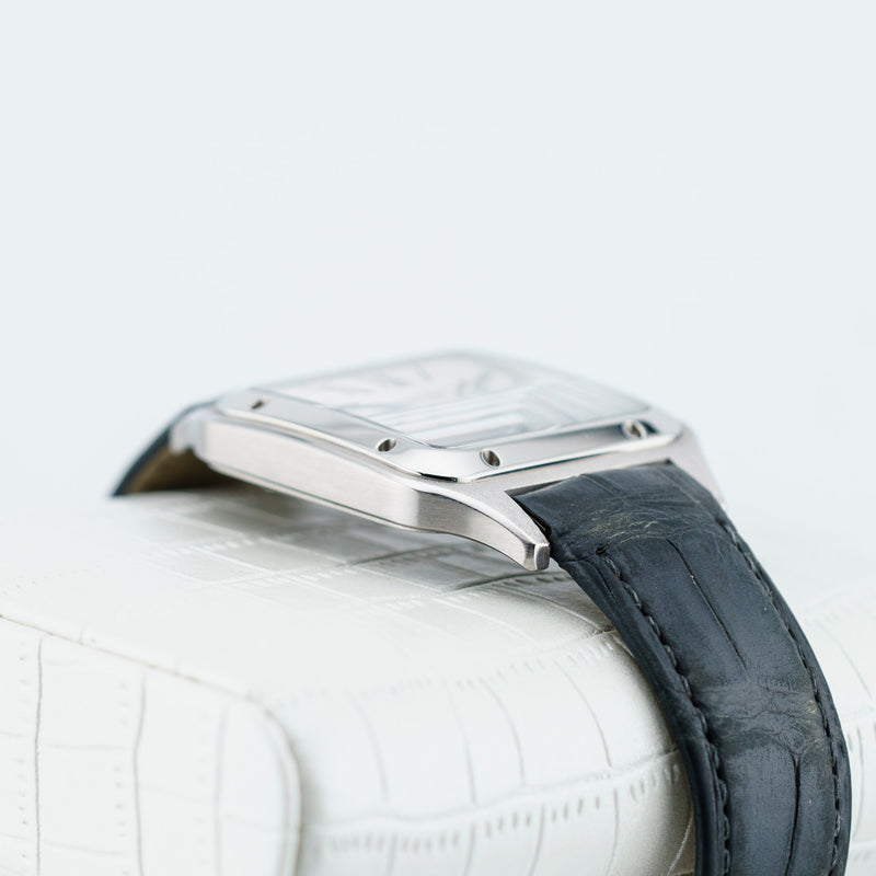 Cartier Santos Dumont - Ref. WSSA0085 - 43.5mm * 31.4mm Stainess Steel - The Original Cartier Wristwatch