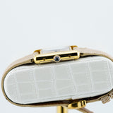 Cartier Tank Must - 23mm Silver Gold Plated - Elegant Vintage Tank Wristwatch