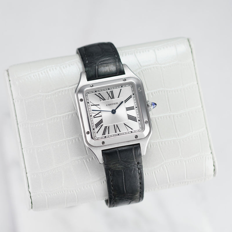 Cartier Santos Dumont - Ref. WSSA0085 - 43.5mm * 31.4mm Stainess Steel - The Original Cartier Wristwatch