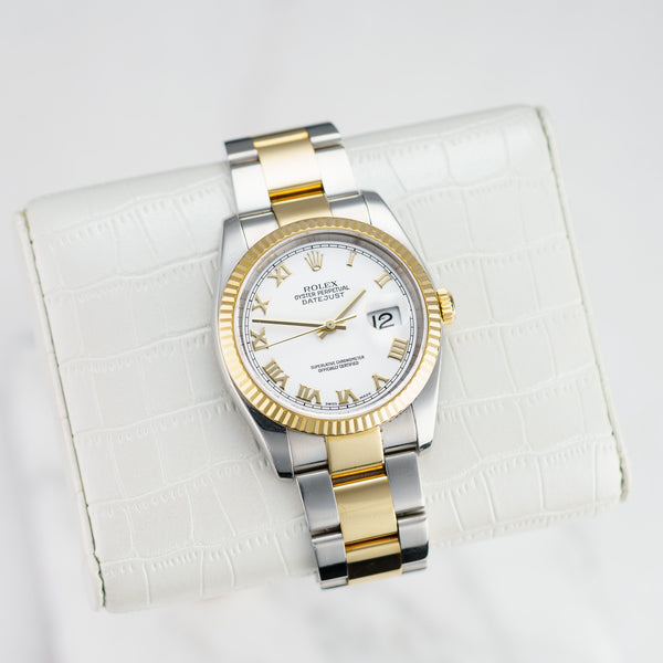 Rolex Datejust - Ref. 116233 - 36mm Yellow Gold & Stainless Steel - Rare 2004 Model
