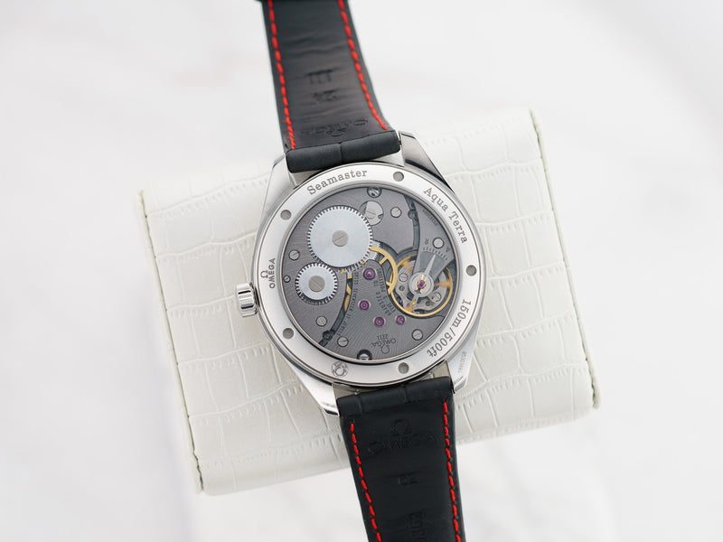 Omega Aqua Terra - Ref. 231.13.49.10.06.001 - 49.2mm Stainless Steel - MASSIVE Hand-Wound Omega!