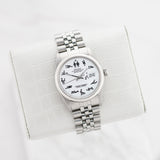 Rolex Datejust - Ref. 16014 - 36mm Stainless Steel & White Gold - Custom "Good Times" Dial