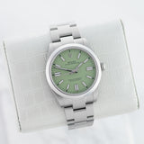 Rolex Oyster Perpetual 41 "Pistachio" - Ref. 134300 - 41mm Stainless Steel - Gorgeous New Release from Rolex