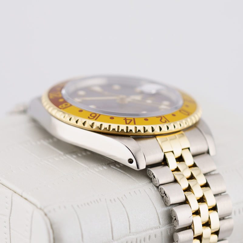 Rolex GMT-Master II "Rootbeer" - Ref. 16713 - 40mm Stainless Steel & Yellow Gold - The Original Rootbeer Rolex
