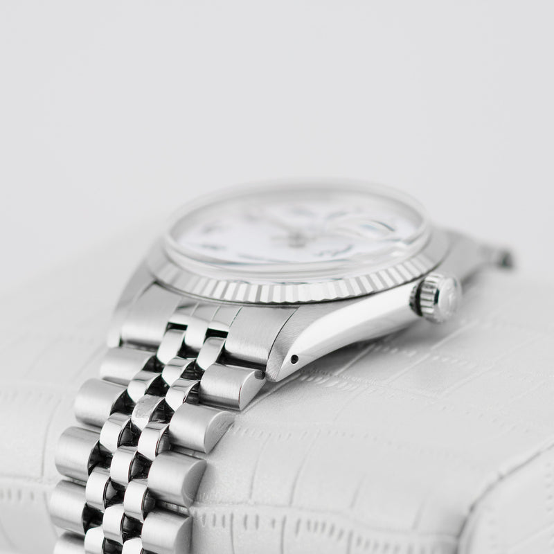 Rolex Datejust - Ref. 16014 - 36mm Stainless Steel & White Gold - Custom "Good Times" Dial