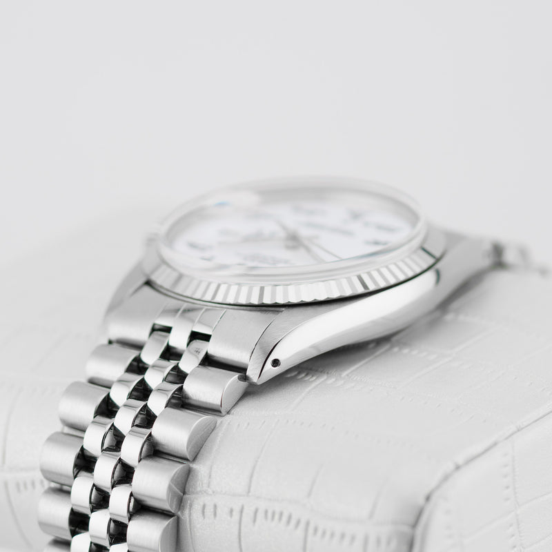 Rolex Datejust - Ref. 16014 - 36mm Stainless Steel & White Gold - Custom "Good Times" Dial