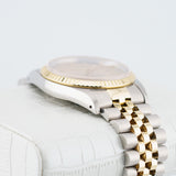 Rolex Datejust - Ref. 16233 - 36mm Stainless Steel & Yellow Gold - Rare Houndstooth Dial!