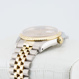 Rolex Datejust - Ref. 16233 - 36mm Stainless Steel & Yellow Gold - Rare Houndstooth Dial!