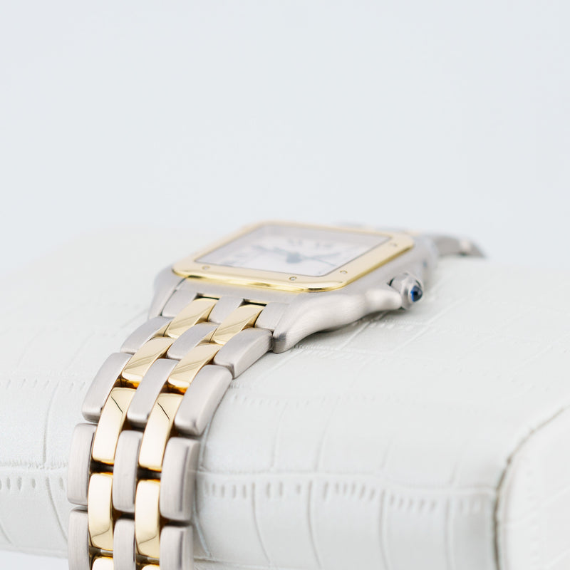 Cartier Panthere Medium - Ref. 110000R - 27mm Stainless Steel & Yellow Gold - Elegant Two Tone Ladies' Cartier