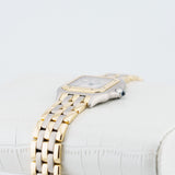 Cartier Panthere Small - Ref. 112000R - 22mm * 30mm Stainless Steel & Yellow Gold - Elegant 3 Row Gold Model