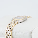 Cartier Panthere Small - Ref. 112000R - 22mm * 30mm Stainless Steel & Yellow Gold - Elegant 3 Row Gold Model