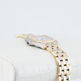 Cartier Panthere Small - Ref. 112000R - 22mm * 30mm Stainless Steel & Yellow Gold - Elegant 3 Row Gold Model