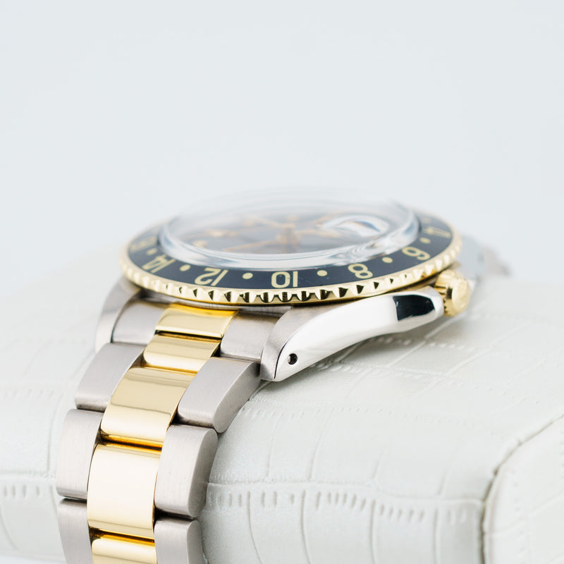 Rolex GMT-Master - Ref. 1675 - 40mm Stainless Steel & Yellow Gold - Mint Condition Vintage "Nipple Dial" GMT