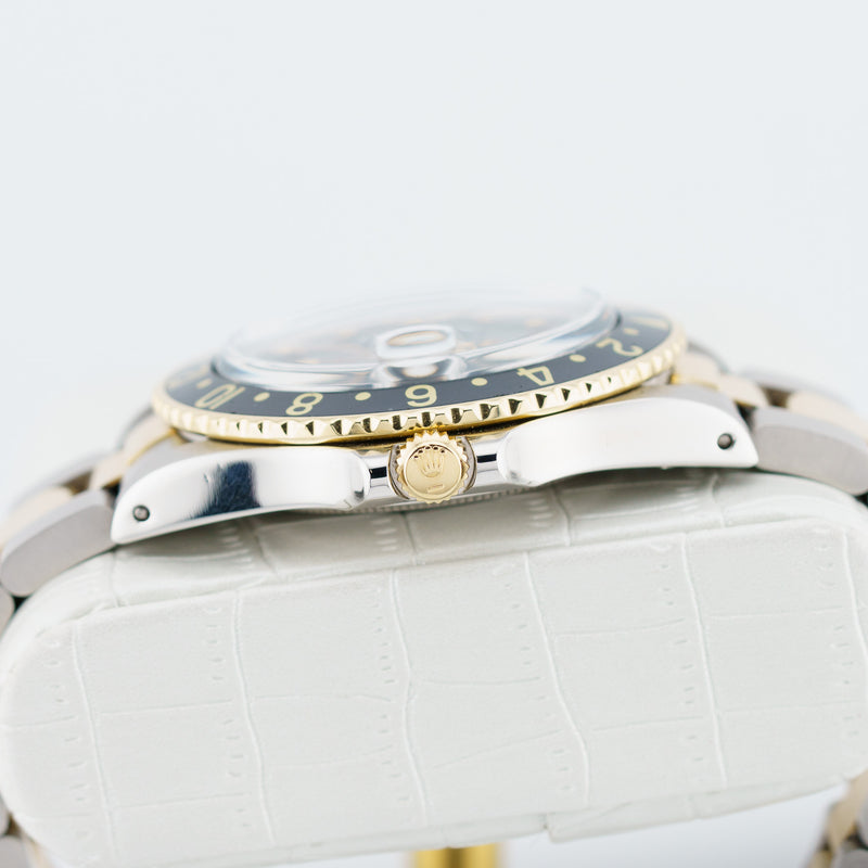 Rolex GMT-Master - Ref. 1675 - 40mm Stainless Steel & Yellow Gold - Mint Condition Vintage "Nipple Dial" GMT