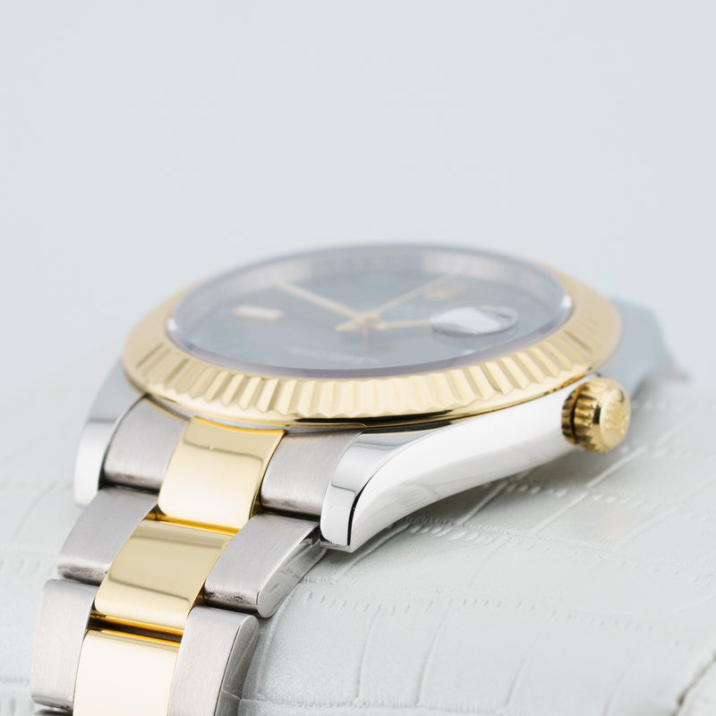 Rolex Datejust II - Ref. 116333 - 41mm Yellow Gold & Stainless Steel - Wimbledon Dial