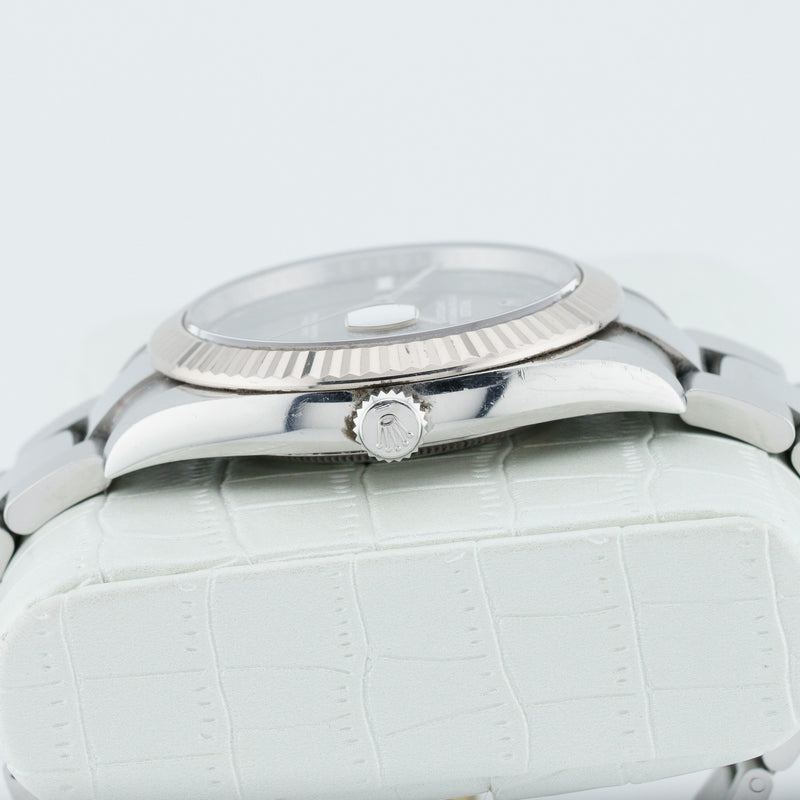 Rolex Datejust - Ref. 126334 - 41mm Stainless Steel - "Wimbledon" Dial Turning Purple!