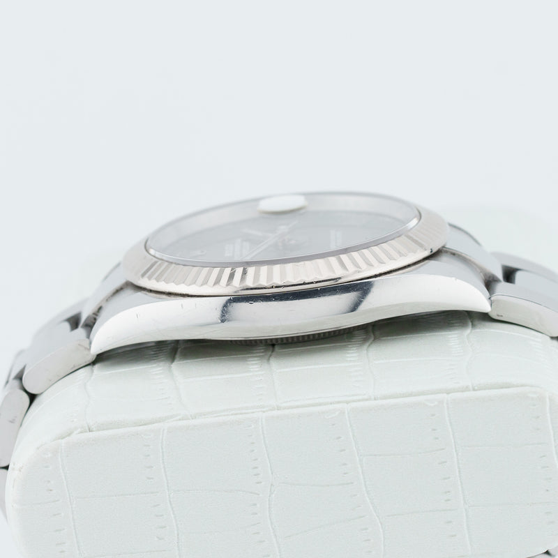 Rolex Datejust - Ref. 126334 - 41mm Stainless Steel - "Wimbledon" Dial Turning Purple!