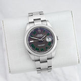 Rolex Datejust - Ref. 126334 - 41mm Stainless Steel - "Wimbledon" Dial Turning Purple!