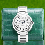 Cartier Ballon Bleu - Ref. W69012Z4 - 42mm Stainless Steel - Classic Roman Dial