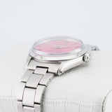 Rolex Air King - Ref. 5500 - 34mm Stainless Steel - Excellent Condition, Custom Pink Dial