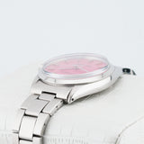 Rolex Air King - Ref. 5500 - 34mm Stainless Steel - Excellent Condition, Custom Pink Dial