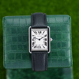 Cartier Tank - Ref. WSTA0028 - 34.8mm x 27.4mm Stainless Steel - Timeless Dress Watch