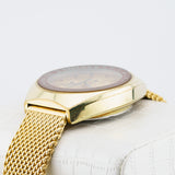 Omega Speedmaster Mark II - Ref. 145.034 - 41mm Stainless Steel Gold Plated - Rare Vintage Speedy!