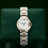Cartier Ballon Bleu - W3BB0005 - 28mm Stainless Steel & Rose Gold