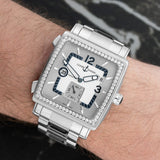 Ulysse Nardin Quadrato Dual Time - 243-92 - 42mm Stainless Steel