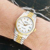 Rolex Datejust - 16013 - 36mm Stainless Steel & Yellow Gold