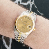 Tudor Prince Date-Day - 76213 - 36mm Stainless Steel & Yellow Gold
